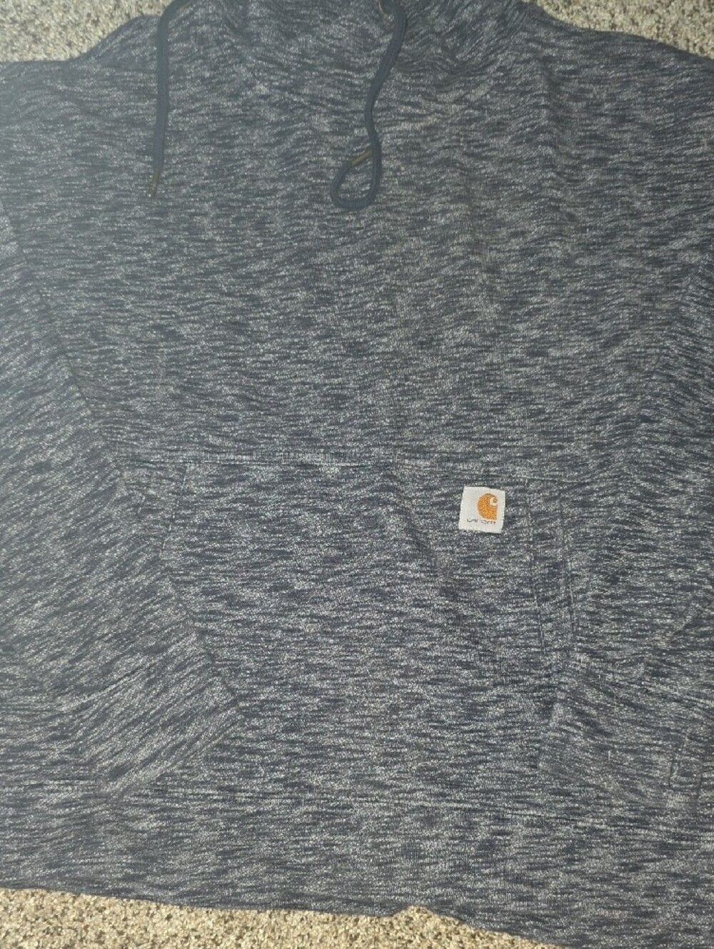 Carhartt Women’s Heathered Charcoal Black Pullover Hoodie - Picture 3 of 8